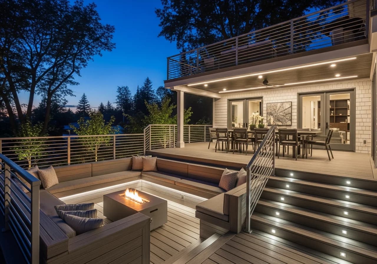 Luxury Multi-Level Deck