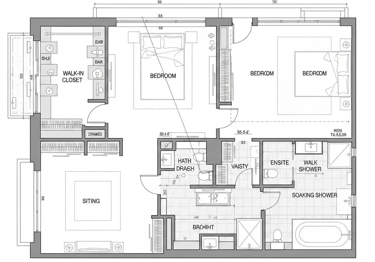 Bedroom Suite Layout