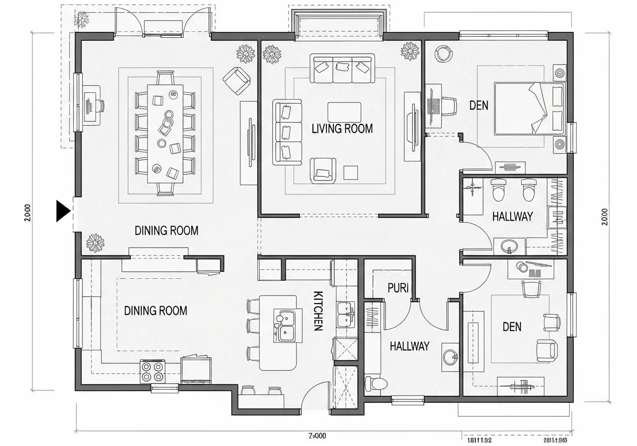 Traditional Floor Plan