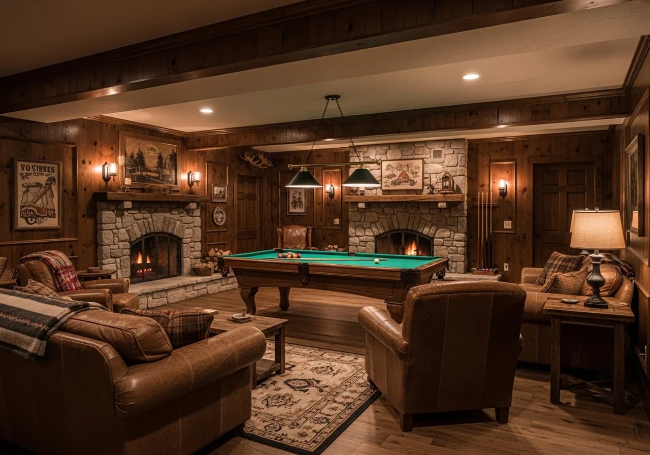 Rustic Rec Room