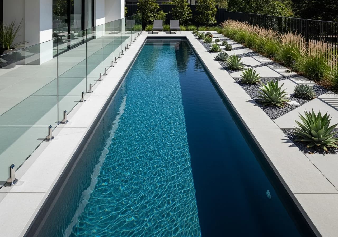 Minimalist Lap Pool
