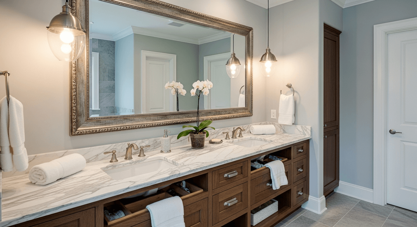 Double Vanity Bathroom Ideas: Layouts, Styles, and Storage Solutions