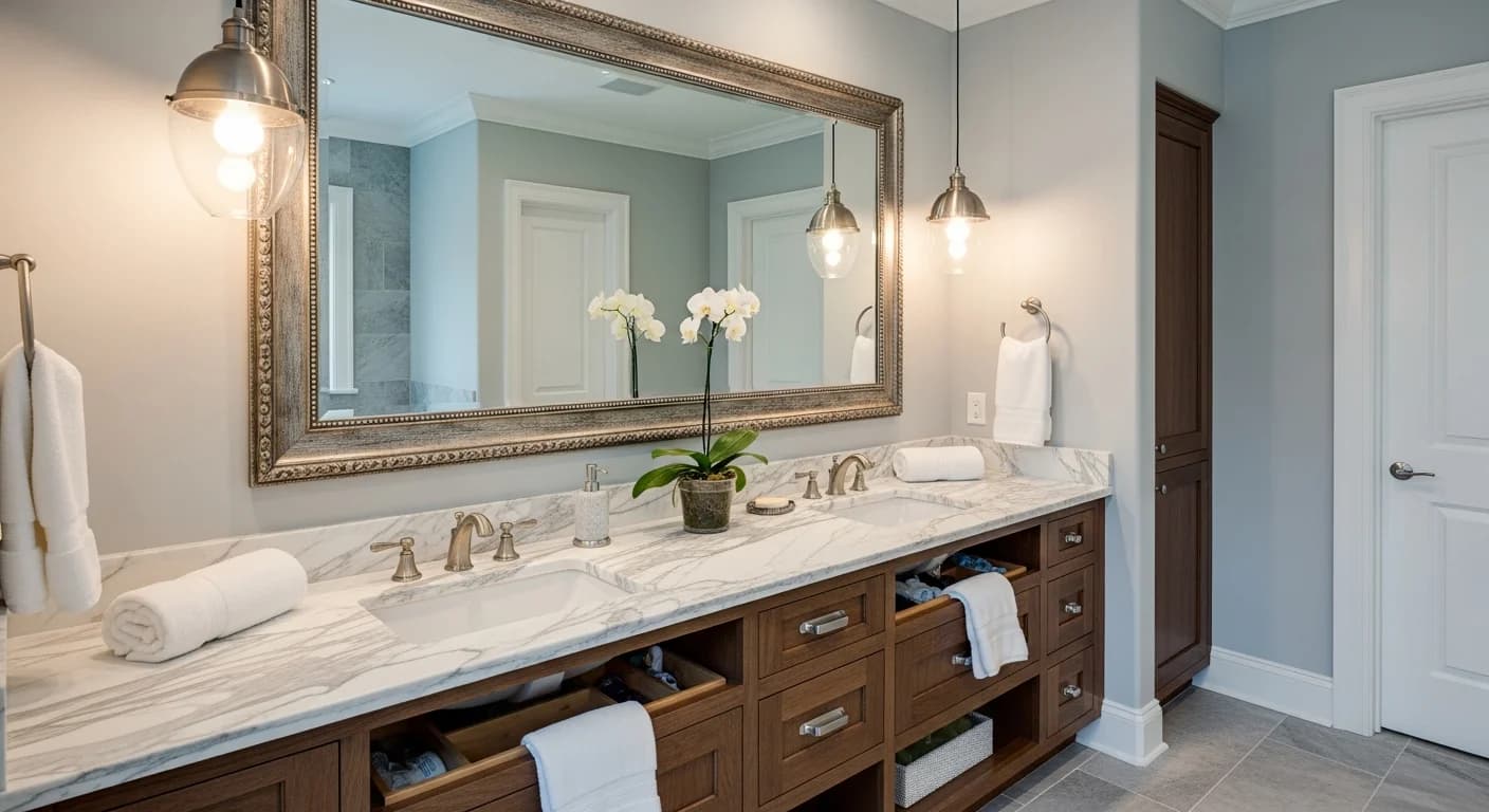 Double Vanity Bathroom Ideas: Layouts, Styles, and Storage Solutions
