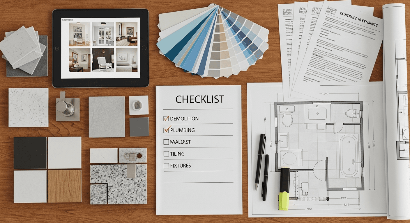 Bathroom Remodel Checklist: Step-by-Step Planning Guide