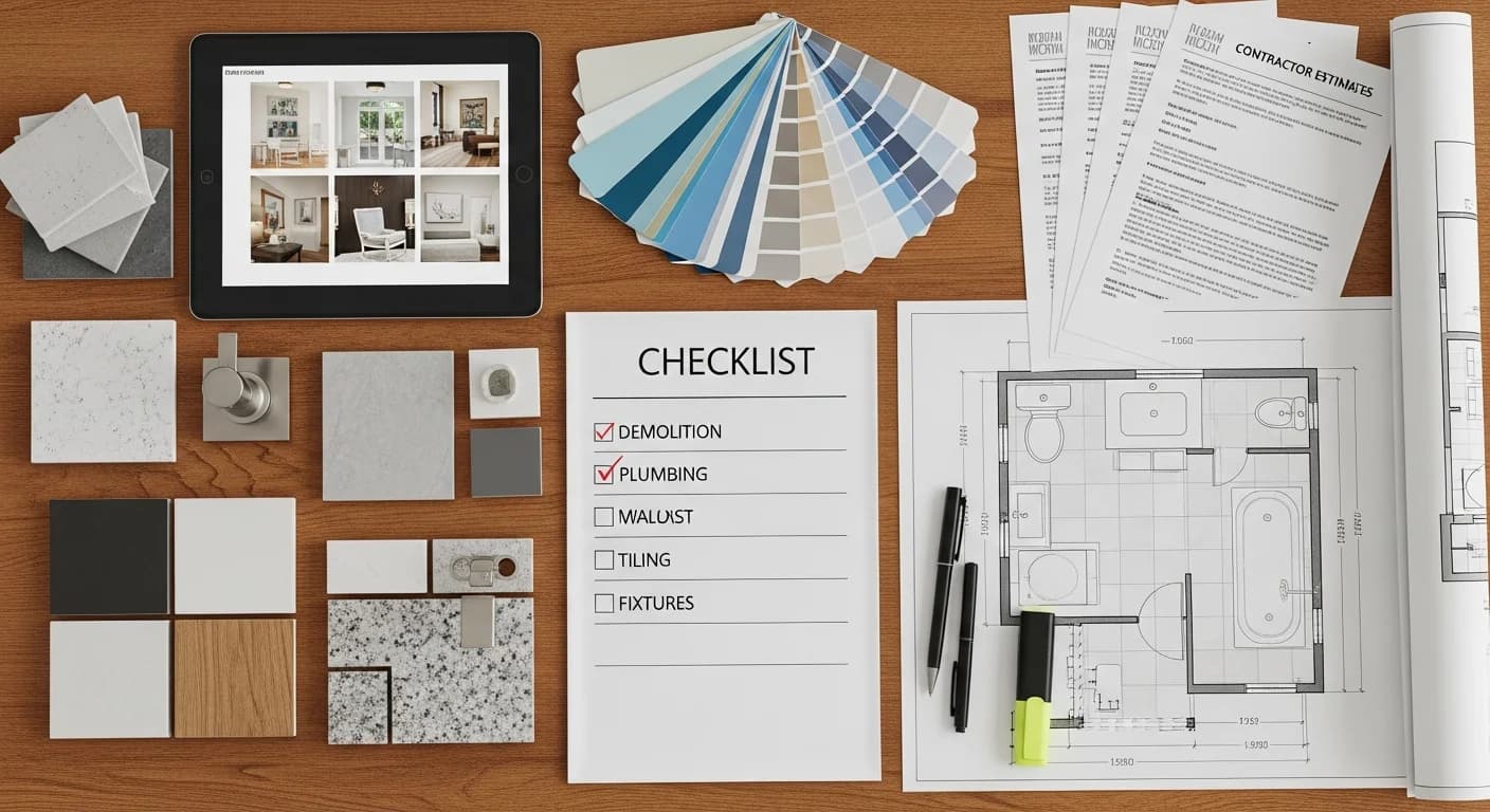 Bathroom Remodel Checklist: Step-by-Step Planning Guide
