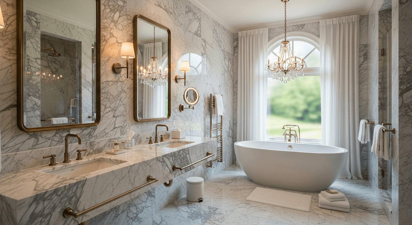 Luxury Bathroom Remodel: Premium Design & Materials Guide
