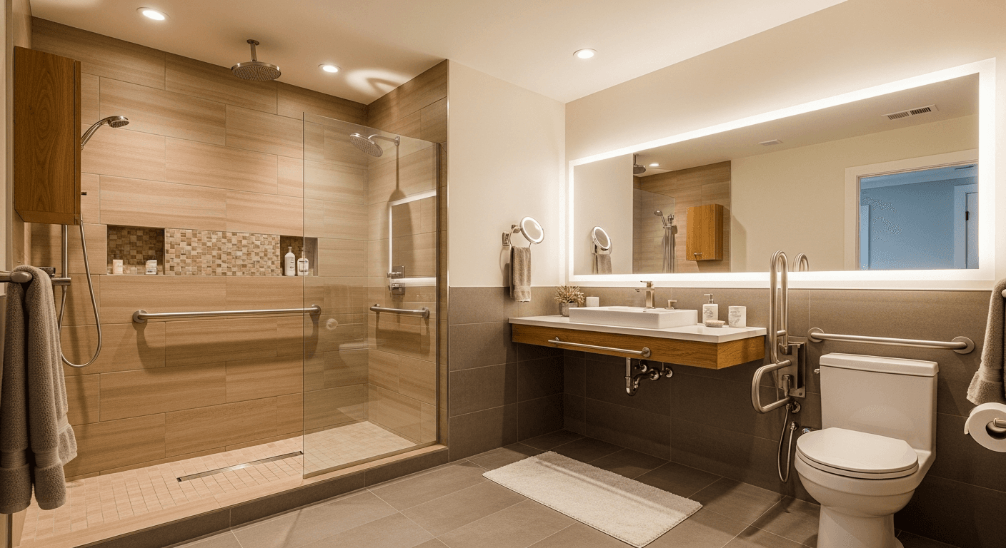 Handicap Bathroom Remodel: ADA-Accessible Design That's Beautiful