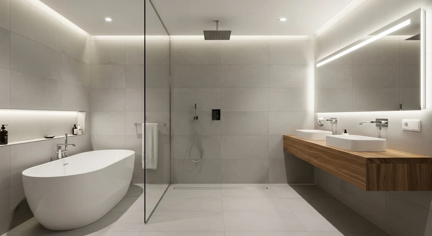 Wet Room Bathroom Design: The European Trend Coming to American Homes