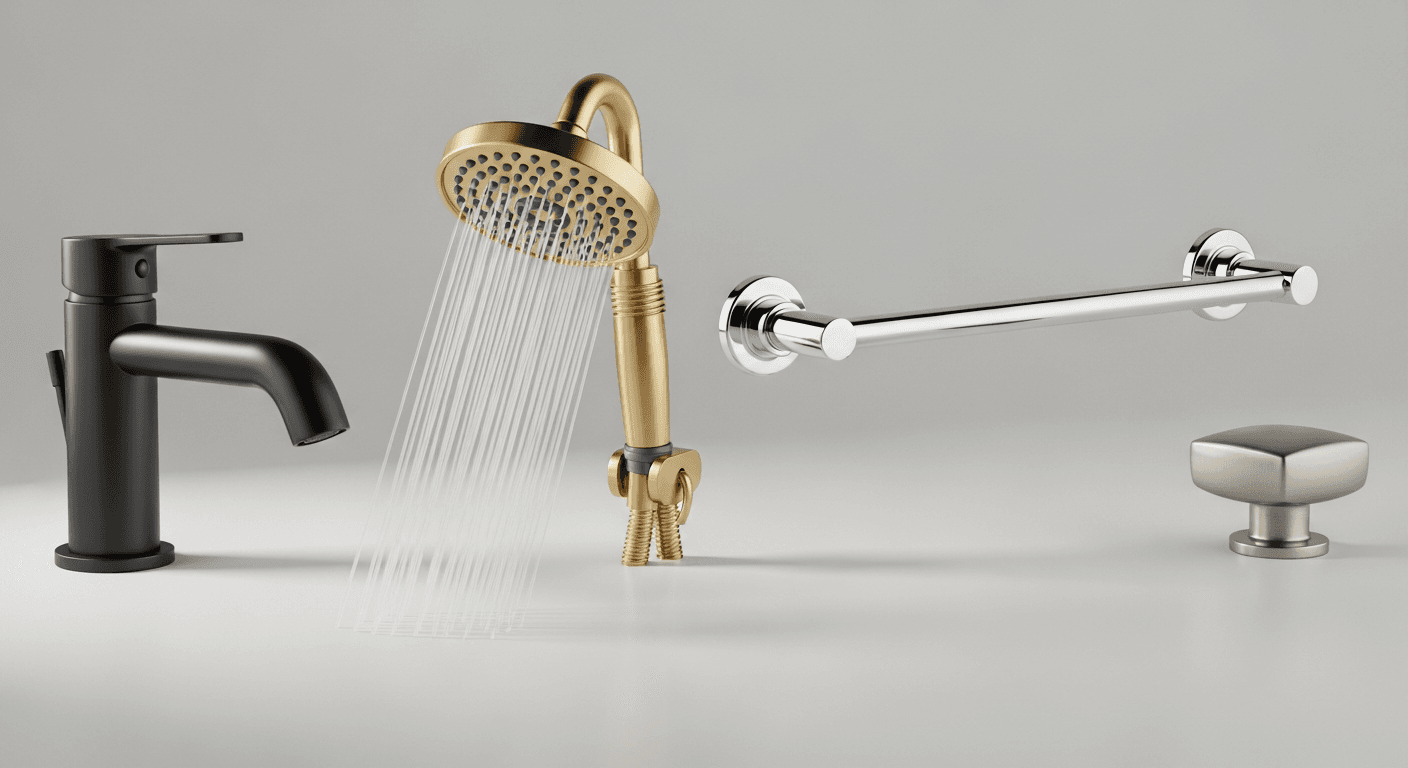 Bathroom Fixture Finishes Compared: Matte Black, Brushed Gold, Chrome, and More
