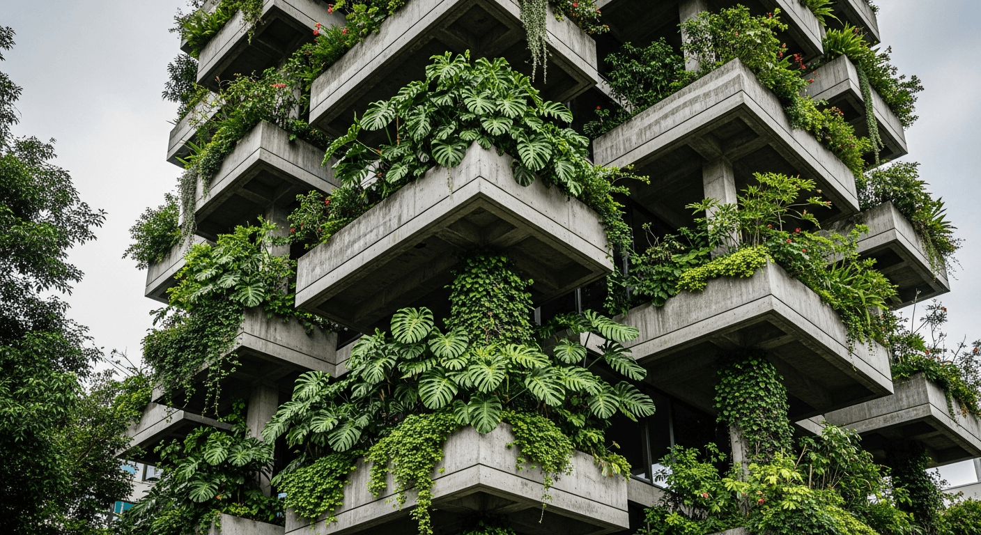 Eco-Brutalist Architecture: Where Raw Concrete Meets Living Nature