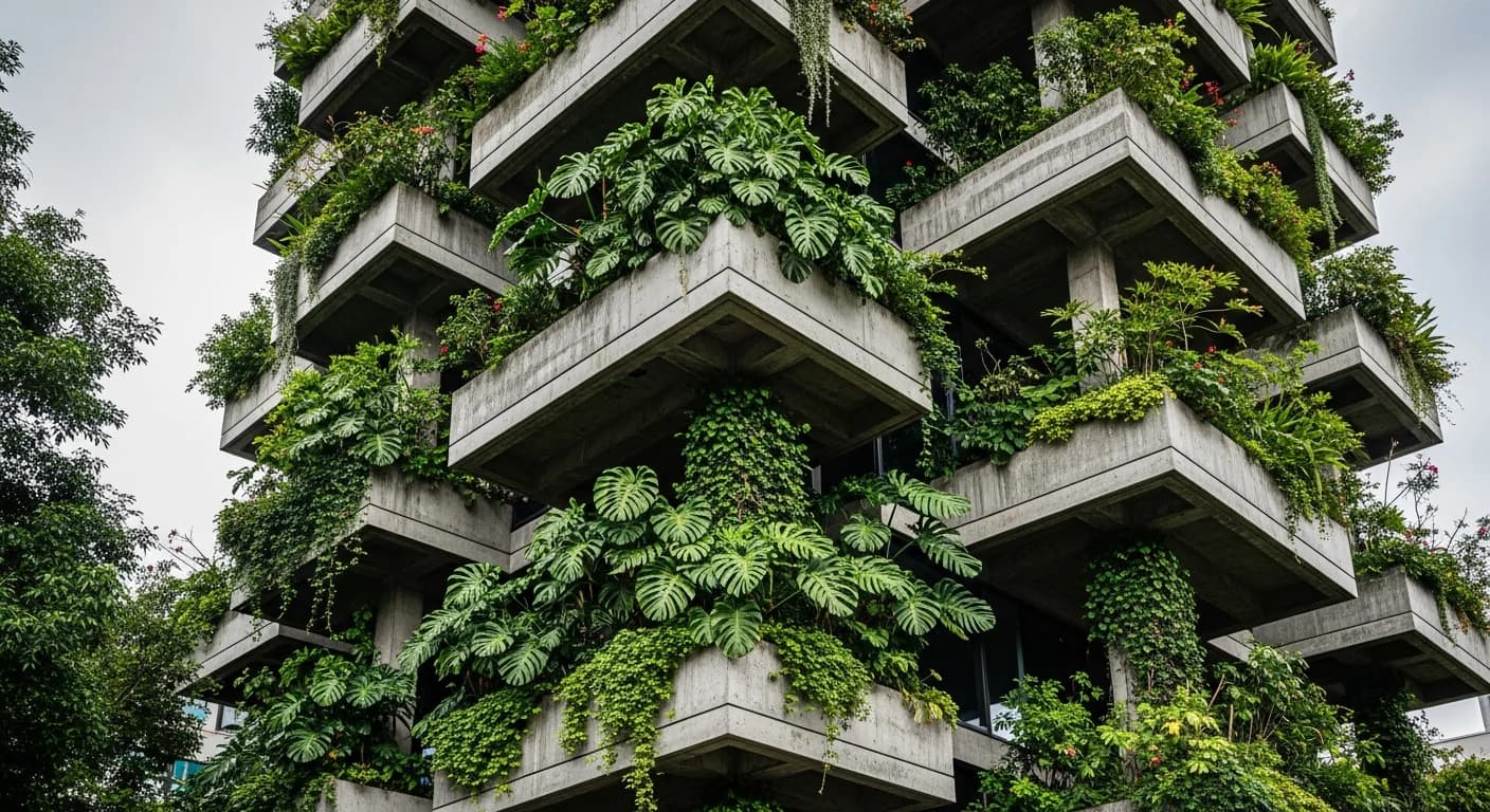 Eco-Brutalist Architecture: Where Raw Concrete Meets Living Nature
