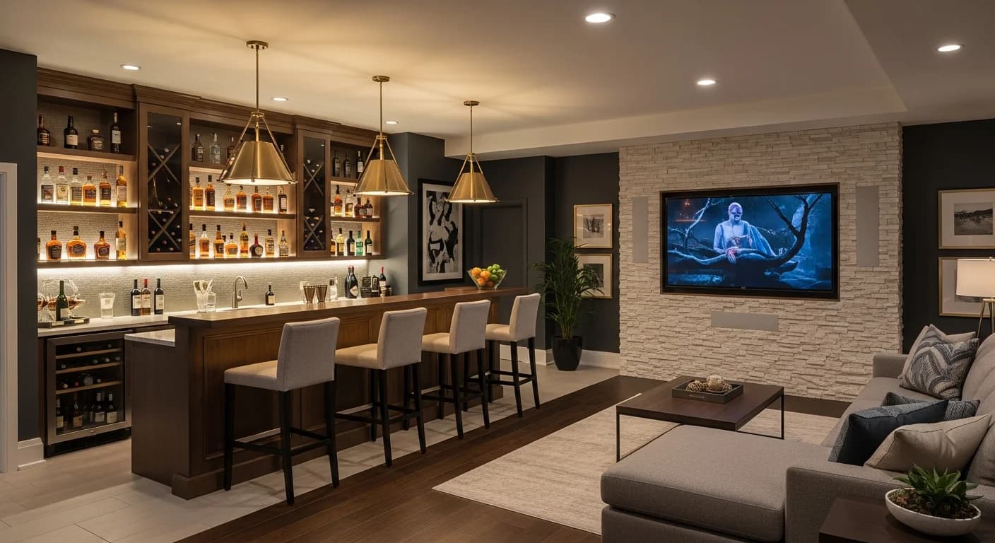 Basement Bar Ideas: Design Your Entertainment Hub