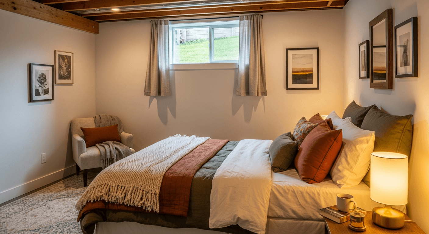 Basement Bedroom Ideas: Adding Living Space Below Ground