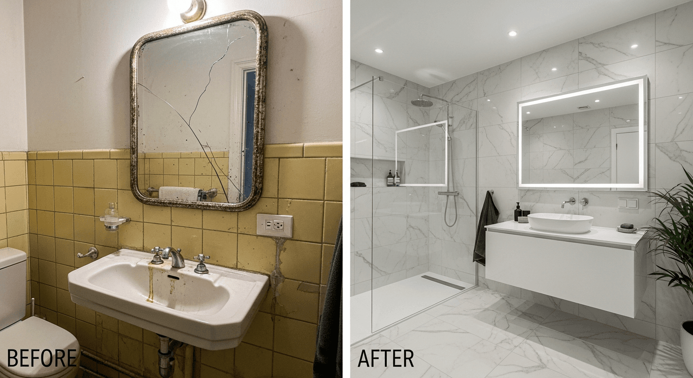 Bathroom Remodel Before and After: 15 Stunning Transformations by Budget