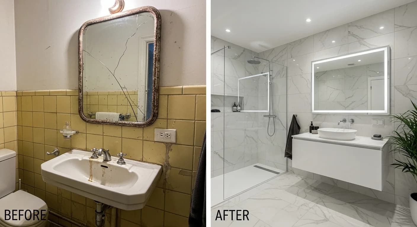 Bathroom Remodel Before and After: 15 Stunning Transformations by Budget
