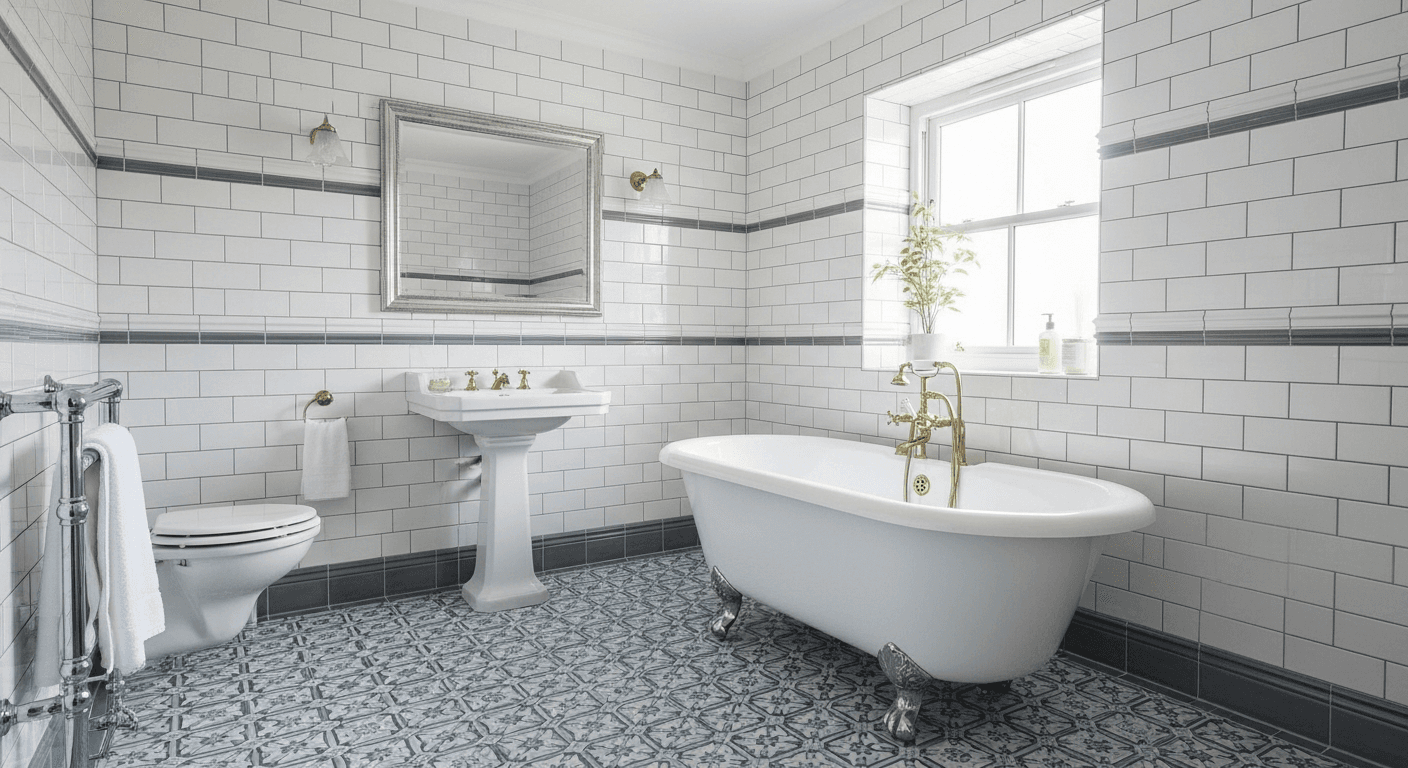 Bathroom Tile Ideas: Floors, Walls, and Shower Designs