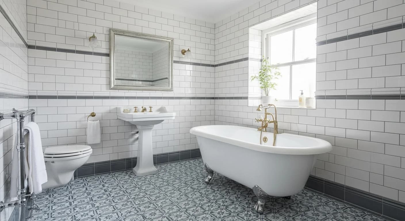 Bathroom Tile Ideas: Floors, Walls, and Shower Designs