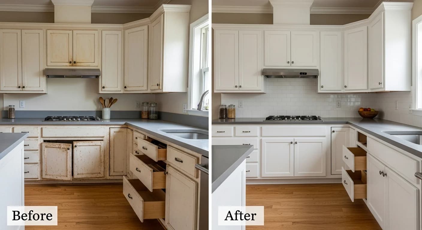 Kitchen Cabinet Refacing vs Replacing | Cost Comparison | HanoDecor