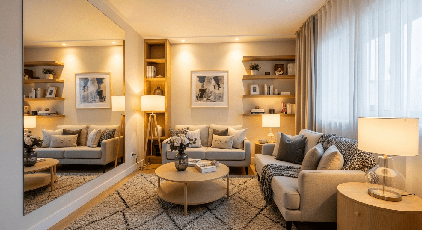 How to Decorate a Small Living Room: 10 Brilliant Tricks to Feel Bigger