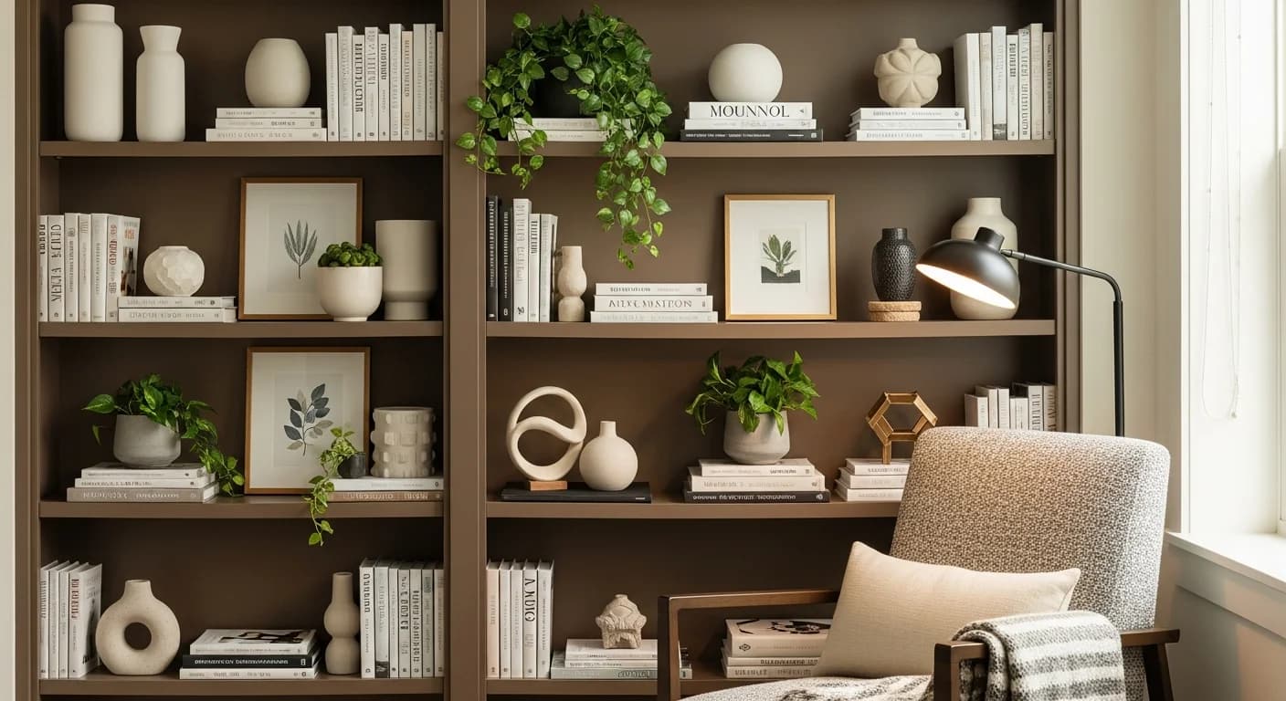 How to Style Bookshelves: 8 Expert Rules for a Beautiful, Curated Display