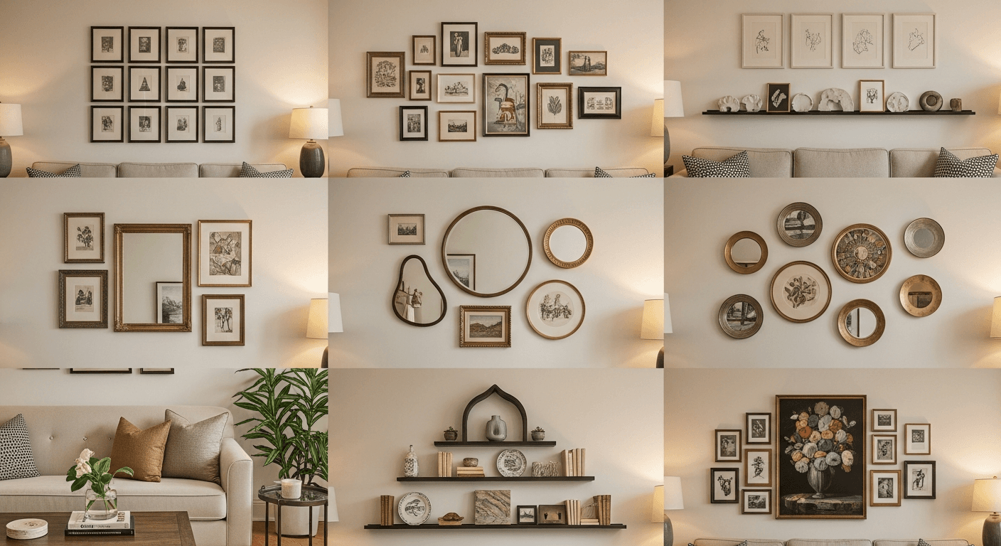 How to Arrange Wall Decor: 9 Stunning Gallery Wall Layouts That Work