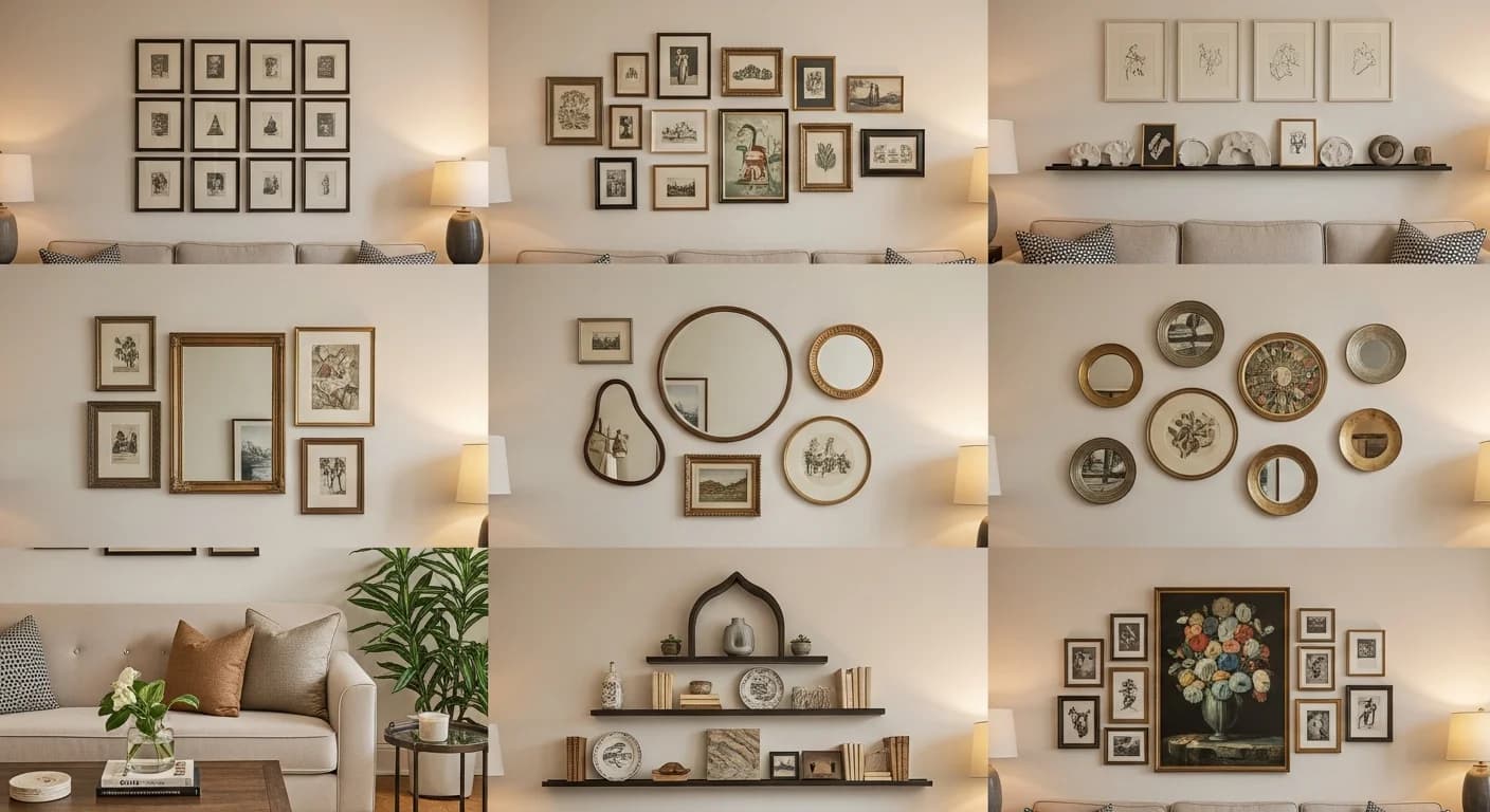 How to Arrange Wall Decor: 9 Stunning Gallery Wall Layouts That Work