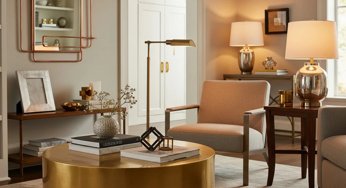How to Mix Metals in Home Decor: 6 Foolproof Rules for a Polished Look