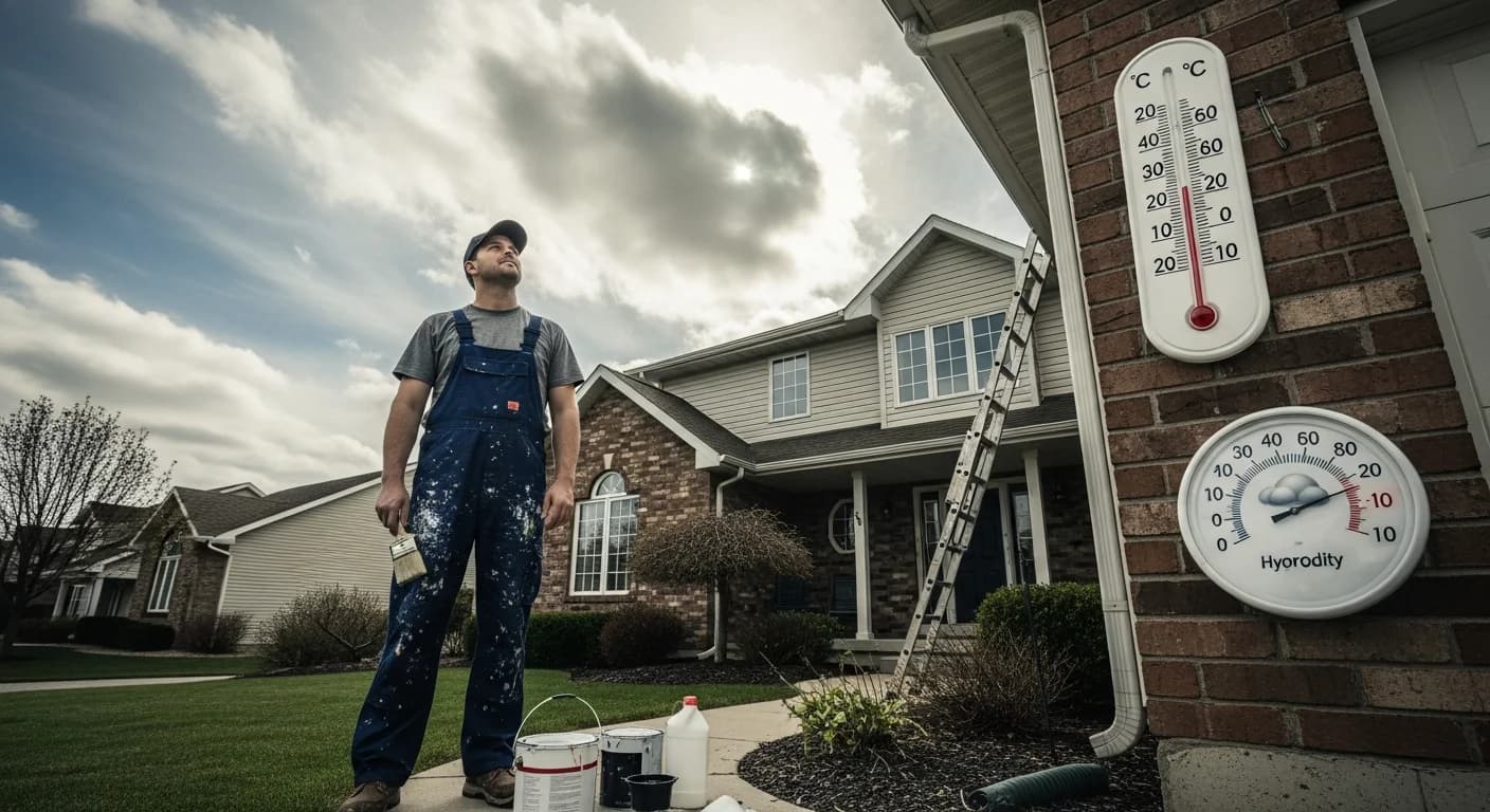 Best Weather Conditions for Exterior Painting: Temperature, Humidity, and Season Guide