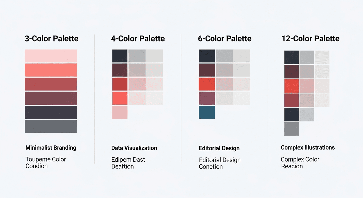 How Many Colors Should Be in Your Palette? 3, 4, 6, and 12-Color Rules