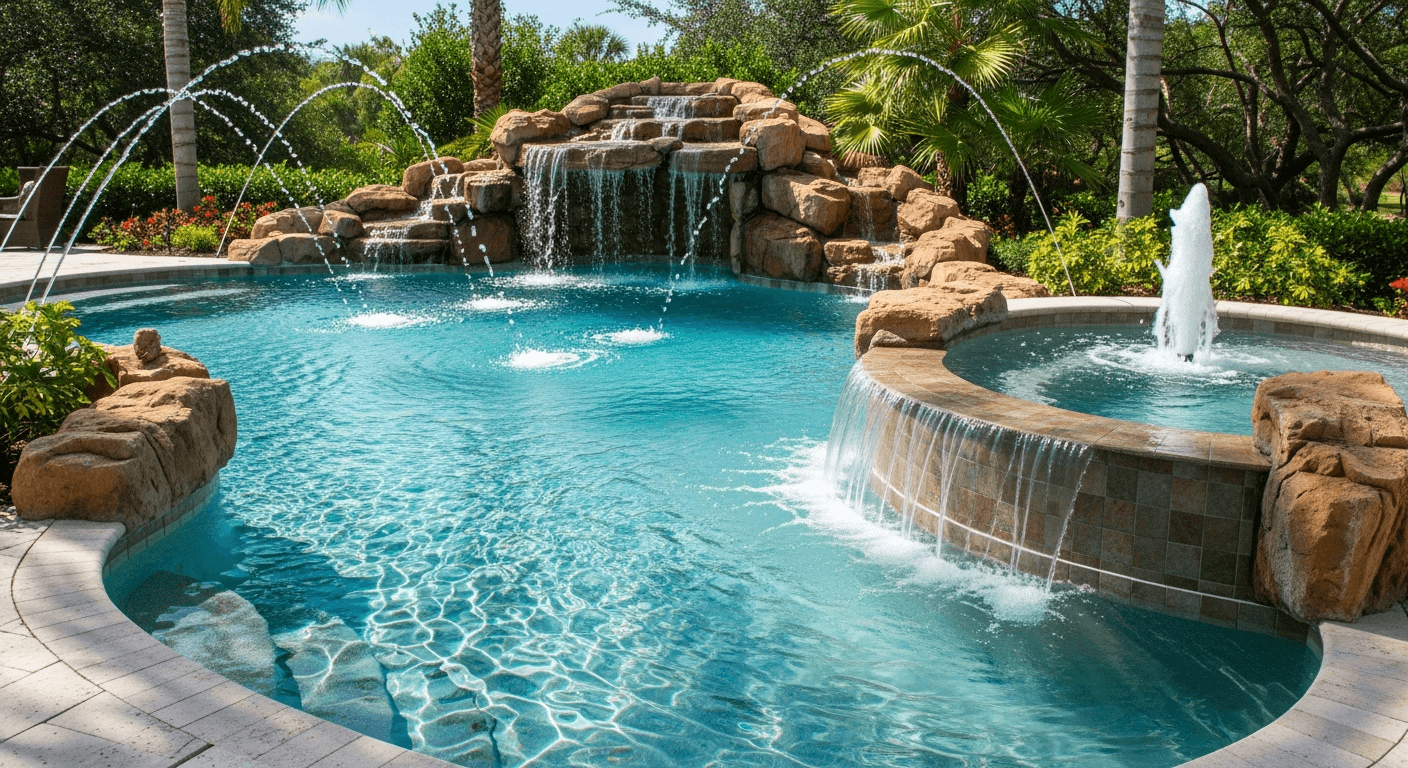Pool Water Features: Add Movement and Sound