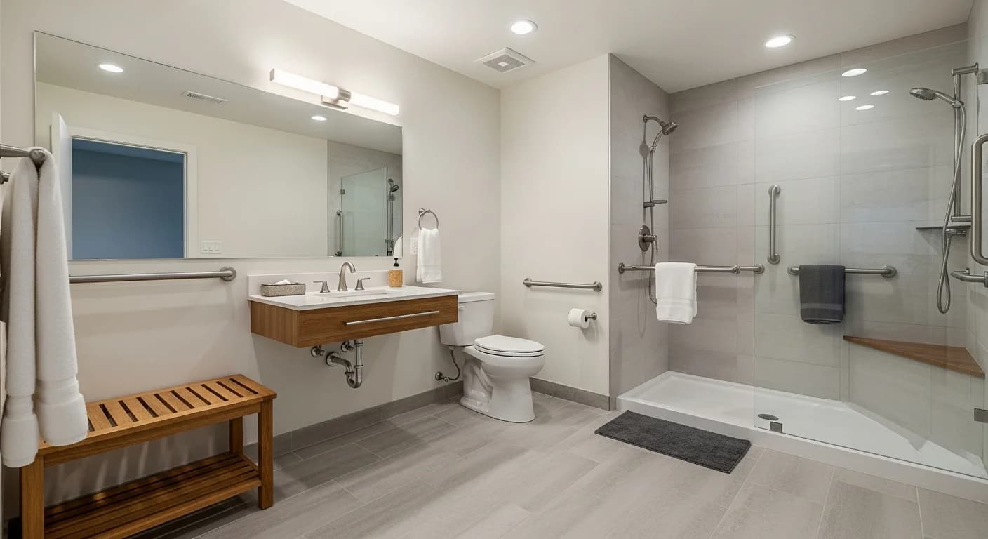 How to Redesign a Bathroom for Aging in Place: 9 Safe and Stylish Ideas