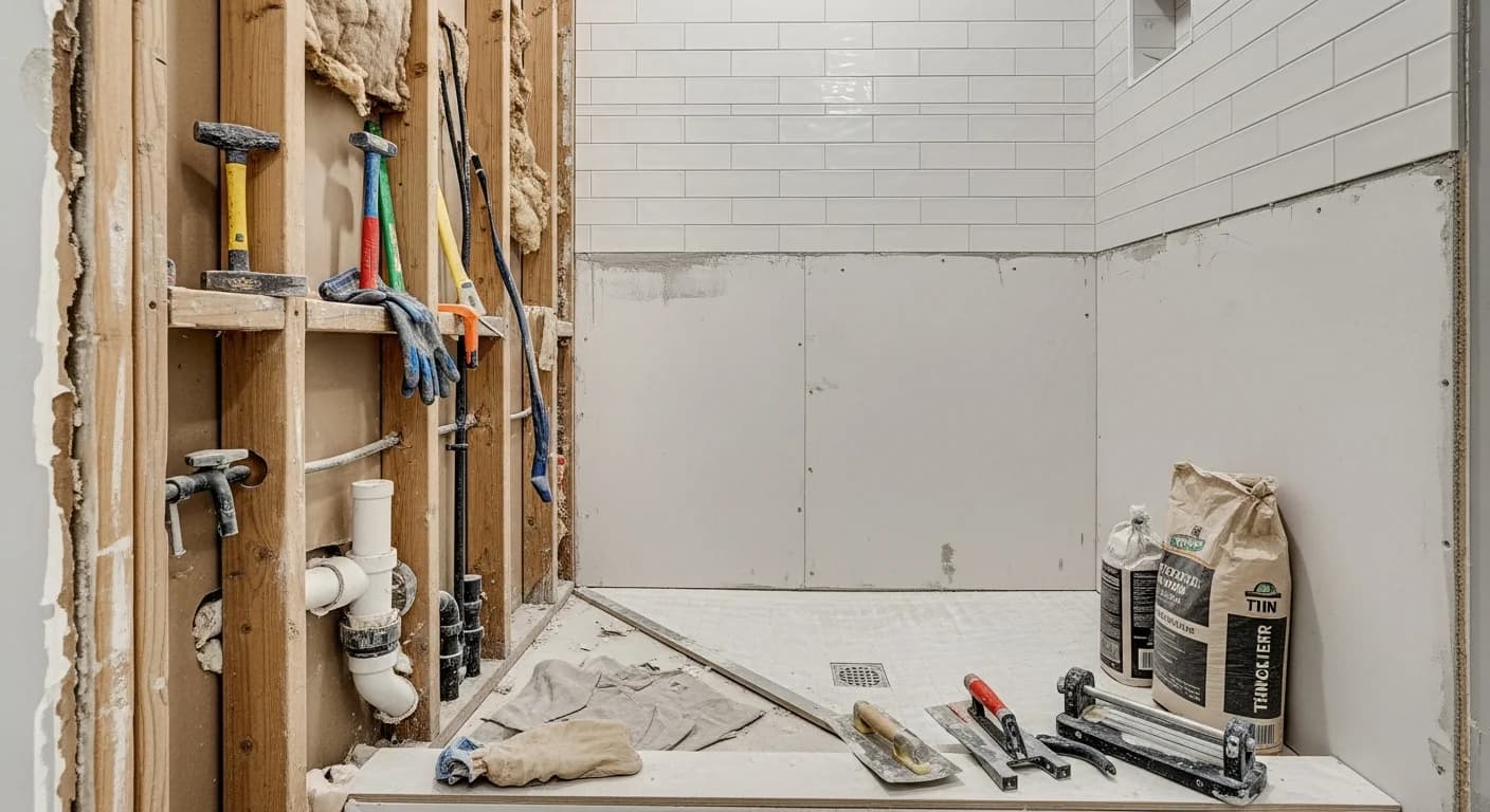 How to Remodel a Shower: Complete Tear-Out to Tile Guide