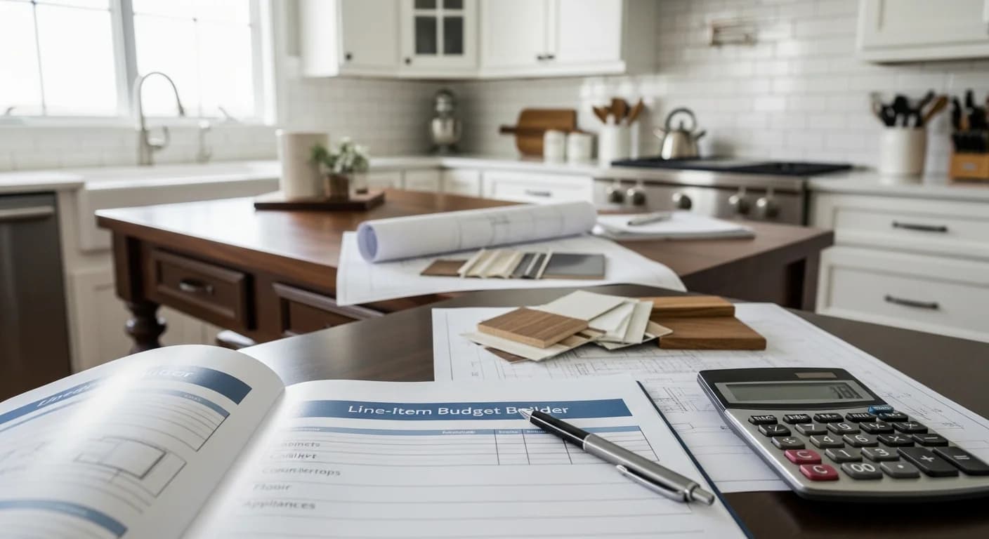 How to Estimate the Cost of a Kitchen Remodel: Line-Item Budget Builder