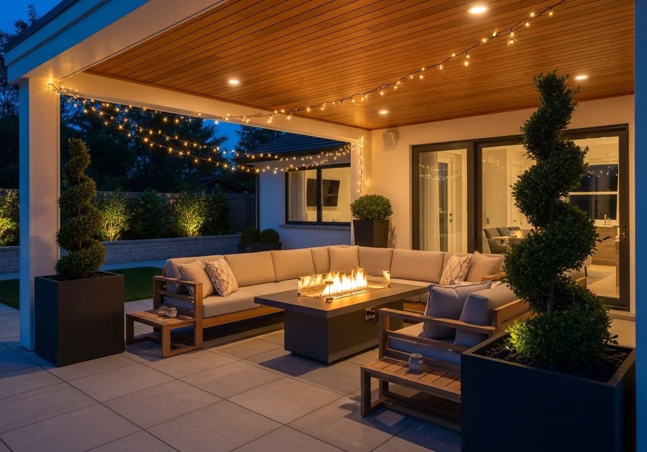 Modern Paver Patio