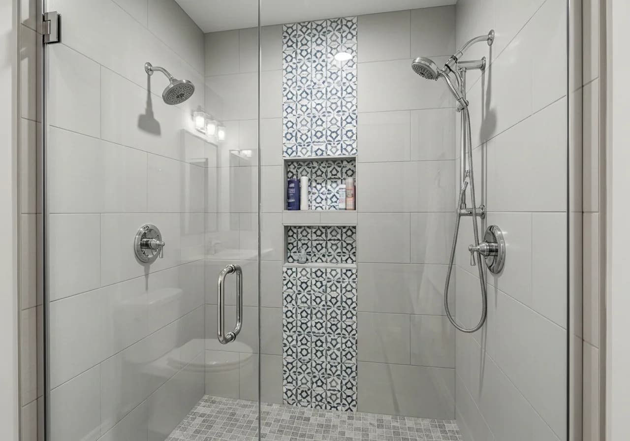 Traditional Tile Shower