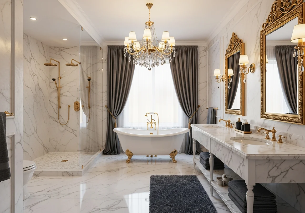 Luxury bathroom design by Isabella K.