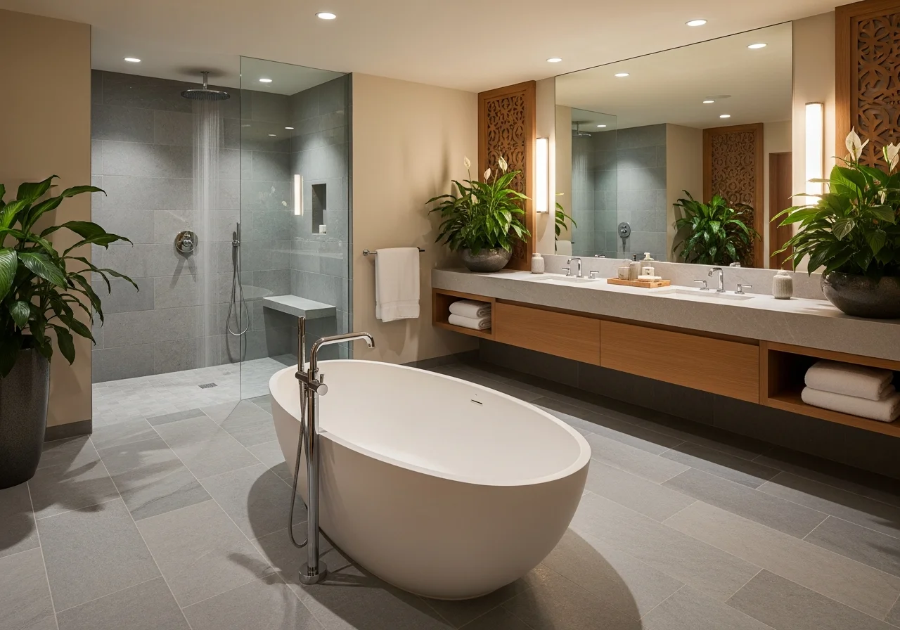 Spa bathroom design by Sophia R.