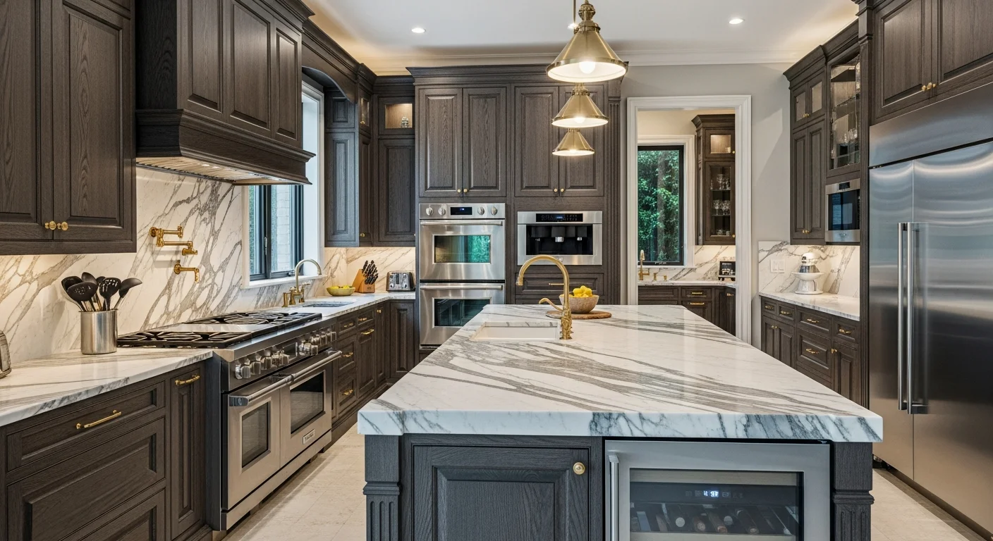 Luxury kitchen design by Pearl S.