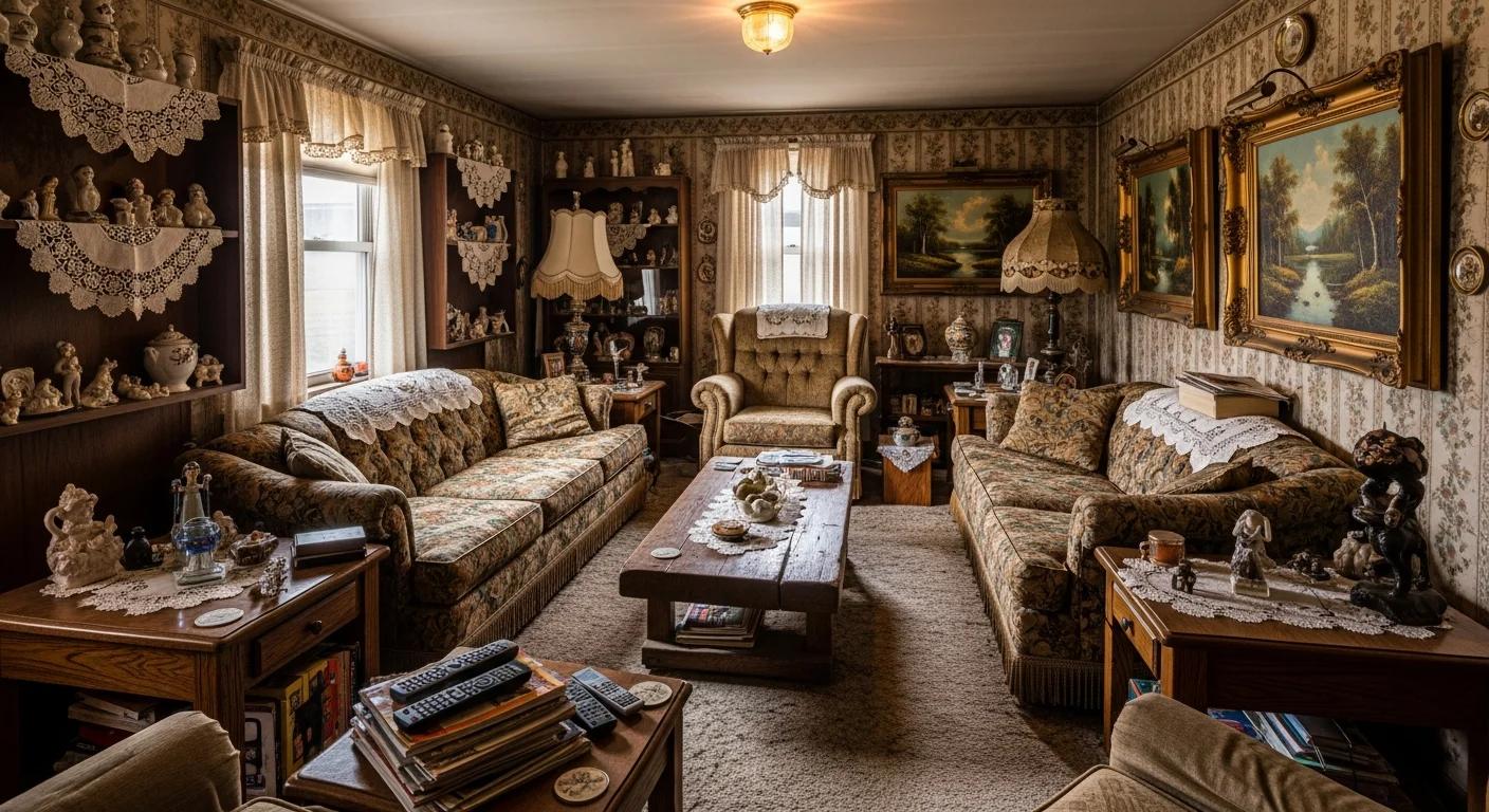 living room before Luxury transformation