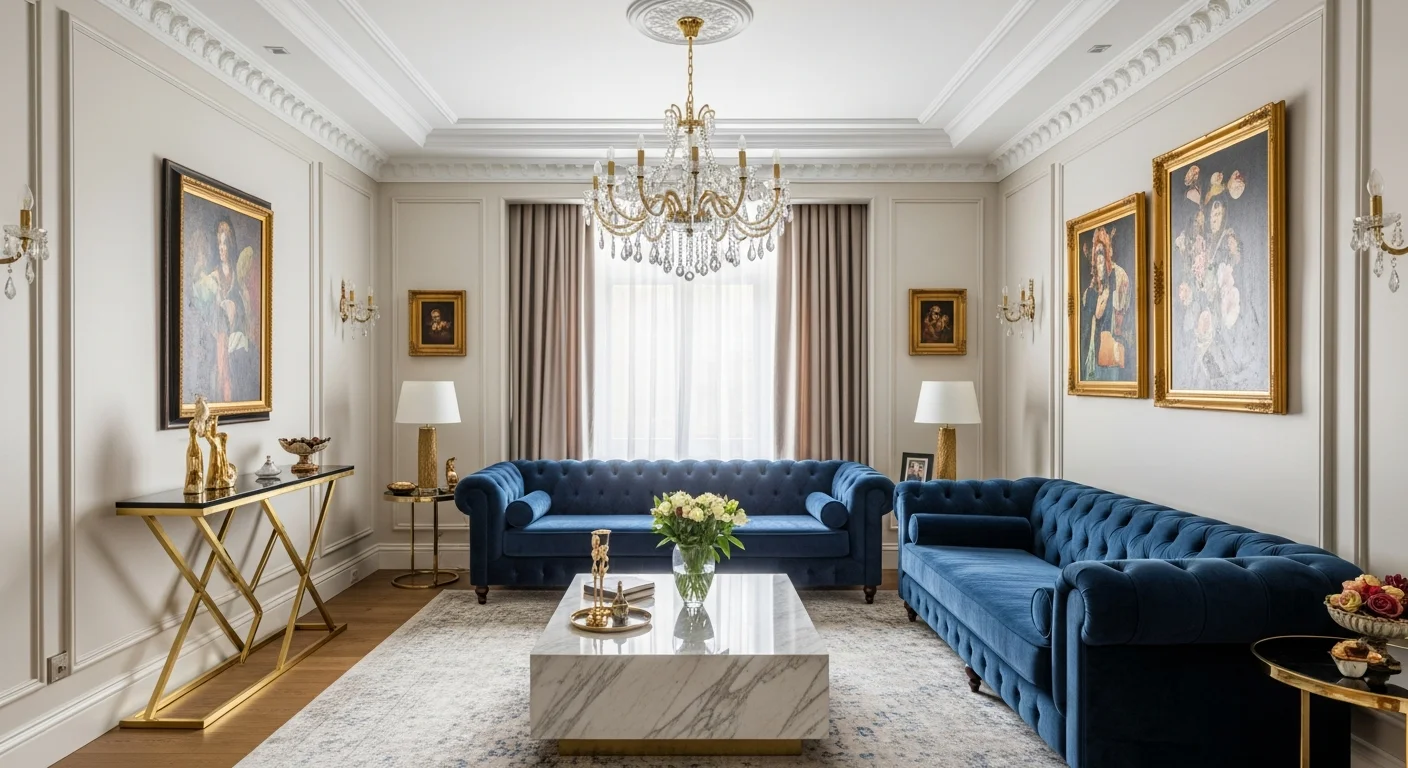 Luxury living room design by Victoria L.