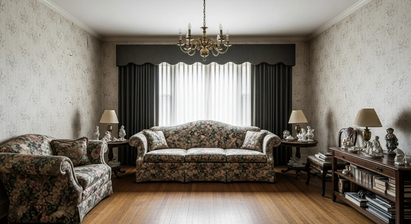 living room before Luxury transformation