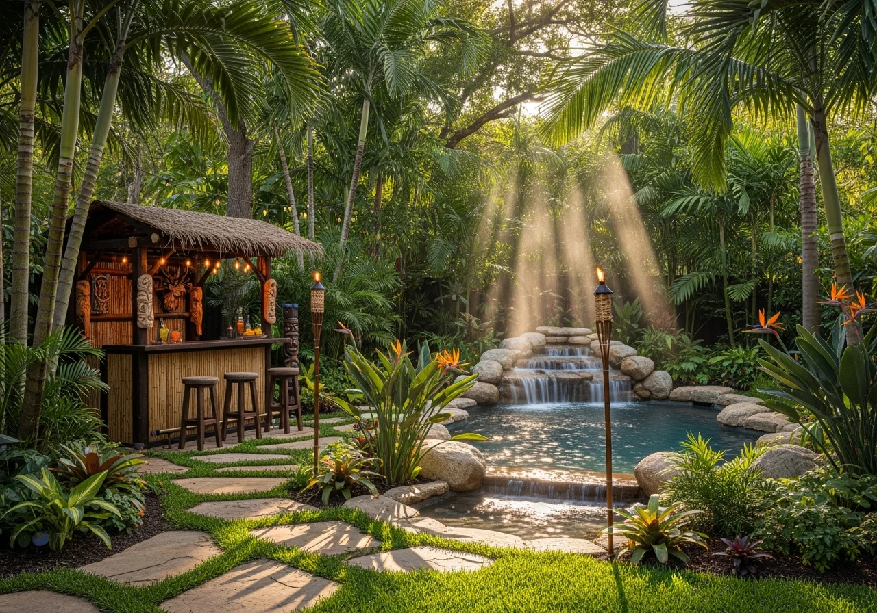 Tropical outdoor design by Marcus J.