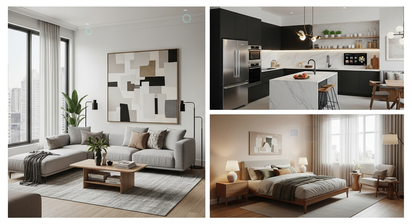 Different users benefiting from AI interior design visualization