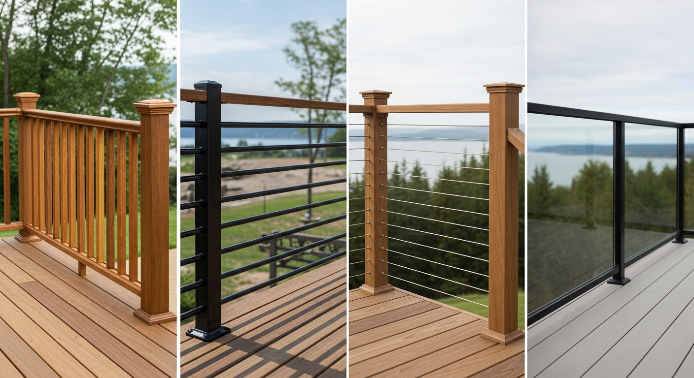 Deck Railing Ideas | Safety Meets Style | HanoDecor