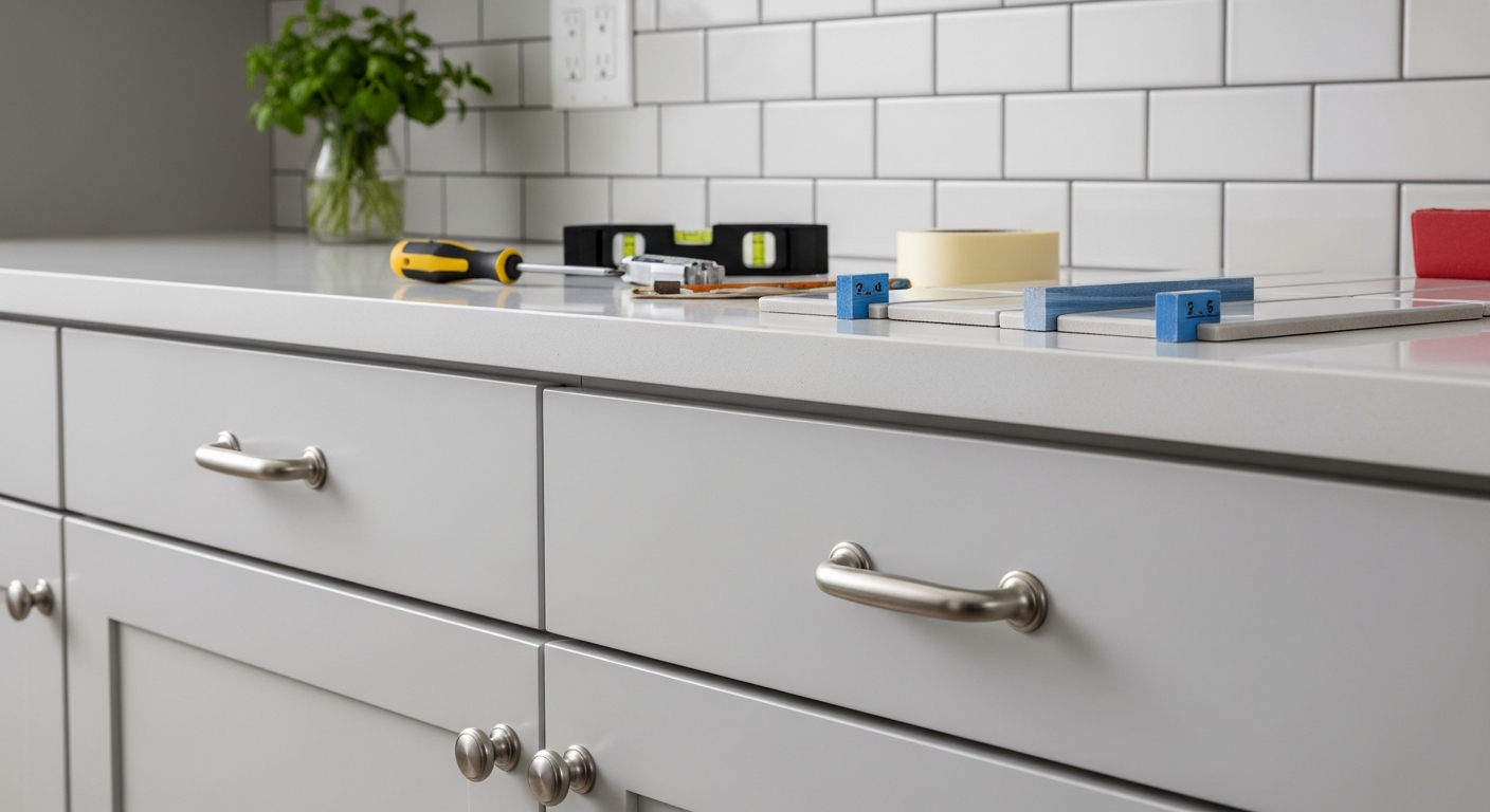 Beginner-friendly kitchen DIY project completion