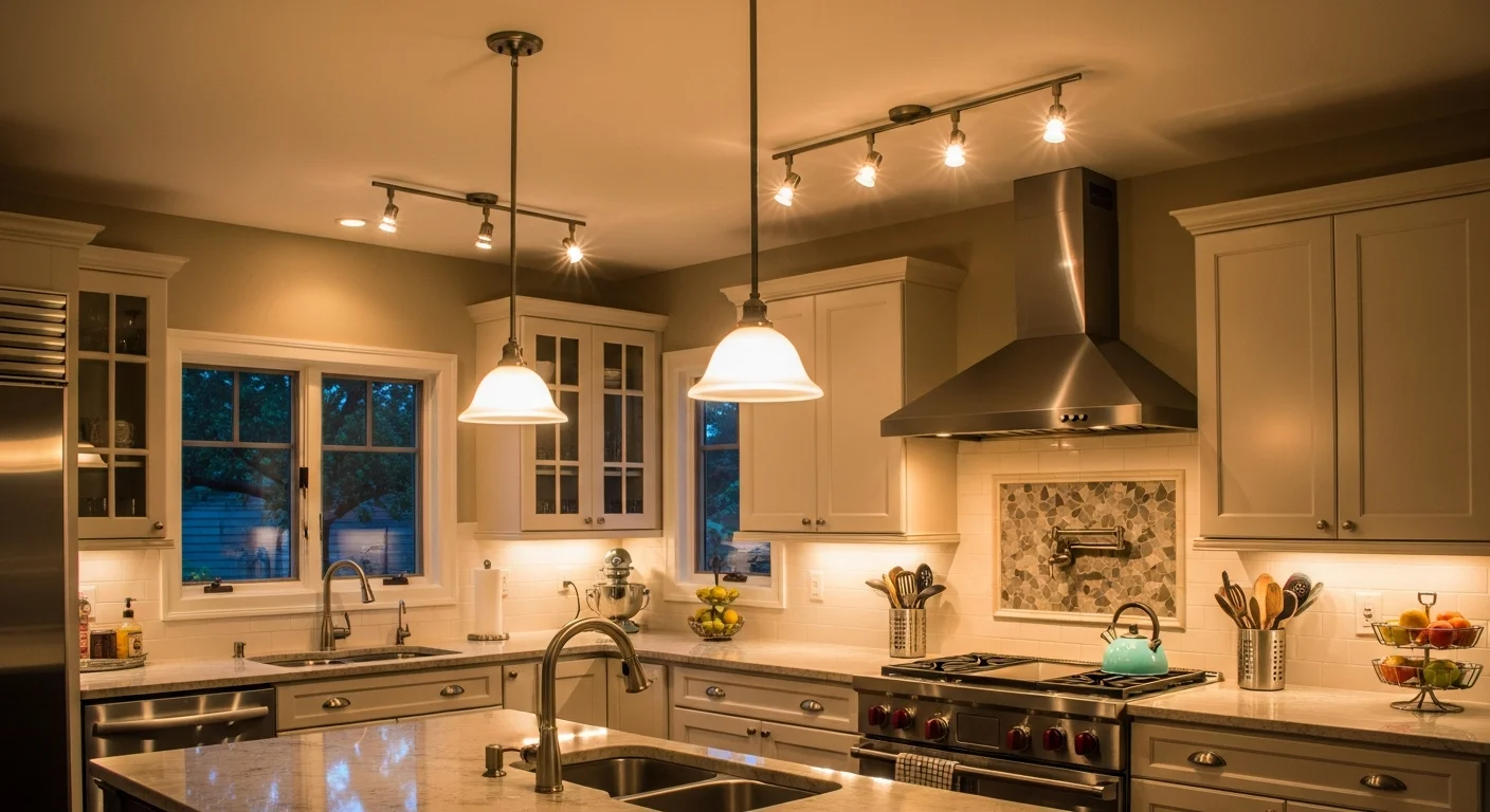 Kitchen Lighting Ideas | Task, Ambient, Accent Guide | HanoDecor