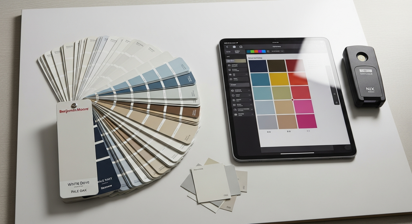 Benjamin Moore color palette generator digital tools for paint selection