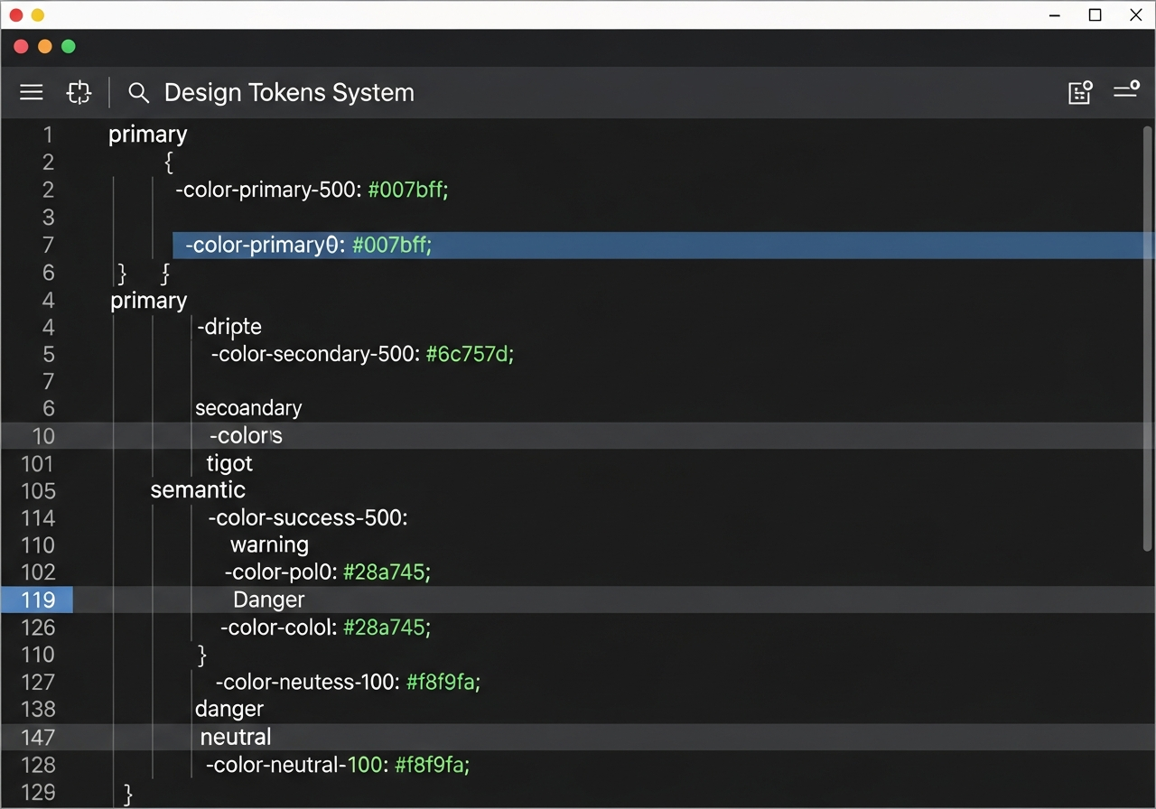 Light mode and dark mode UI palette comparison with matched contrast ratios